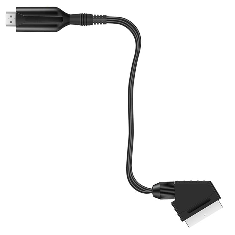 Convertidor para decodificadores, consolas de videojuegos, audio y video, HDMI To SCART, SCART To HDMI