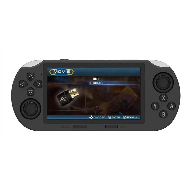 Consola de juegos portátil con pantalla IPS de 4,5 pulgadas y 64 GB de almacenamiento, con 20.000 juegos integrados., SF3000, SF3000 with 2 Handles