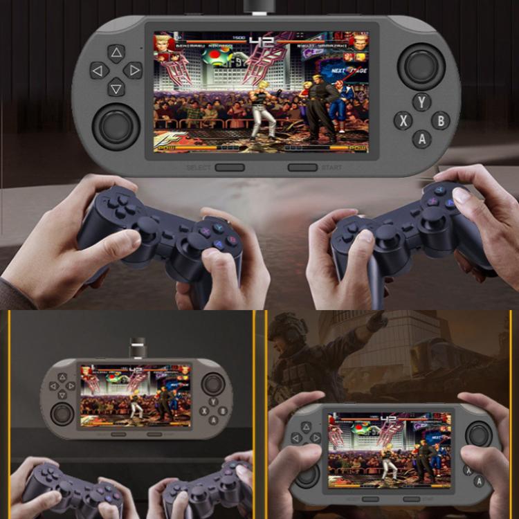 Consola de juegos portátil con pantalla IPS de 4,5 pulgadas y 64 GB de almacenamiento, con 20.000 juegos integrados., SF3000, SF3000 with 2 Handles