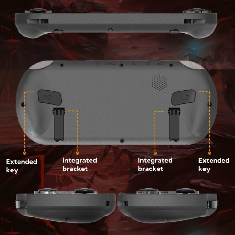 Consola de juegos portátil con pantalla IPS de 4,5 pulgadas y 64 GB de almacenamiento, con 20.000 juegos integrados., SF3000, SF3000 with 2 Handles