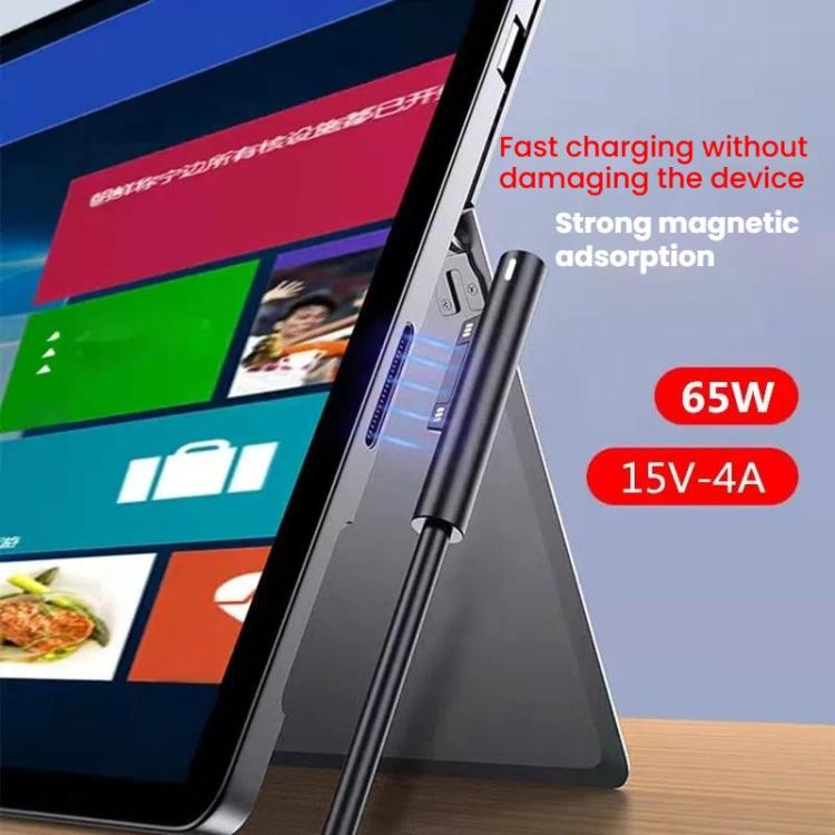 Cargador rápido de 65 W, 15 V, 4 A con puerto USB-A de 5 V y 1 A para Microsoft Surface Laptop. Adaptador de corriente alterna., US Plug, EU Plug, UK Plug, AU Plug
