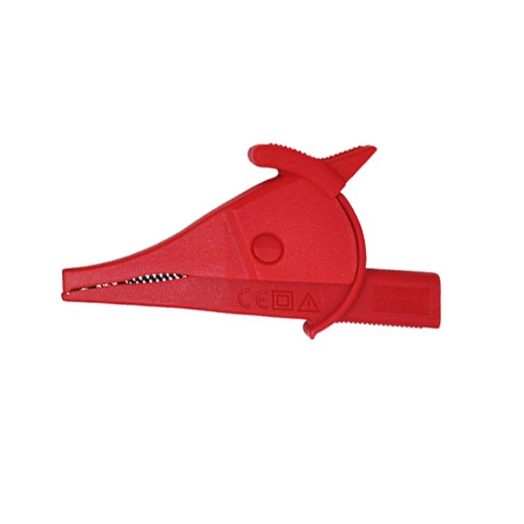 Conector banana de 4 mm, pinza de cocodrilo para multímetro, pinza para condensador aislada, pinza para lápiz de prueba