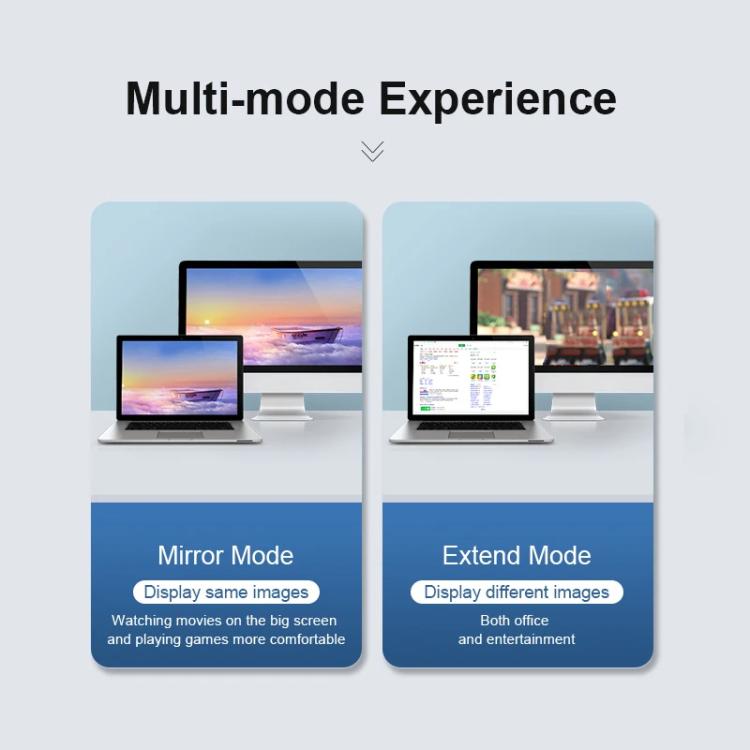 Adaptador convertidor VGA a HDMI para cable de monitor de computadora con fuente de alimentación de audio, AD014