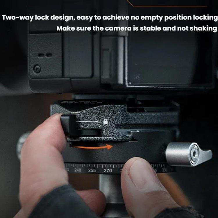Accesorio para trípode con interfaz Arca Quick Release Mount V2 de PGYTECH Camera, Set, Base Only, Quick Release Plate