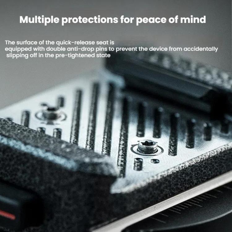 Accesorio para trípode con interfaz Arca Quick Release Mount V2 de PGYTECH Camera, Set, Base Only, Quick Release Plate