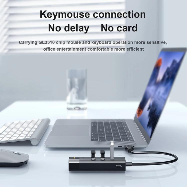 Divisor de estación de acoplamiento con concentrador USB 3.0 de 4 puertos, Mindpure US022 0.3m USB, Mindpure US022 1m USB, Mindpure US022 1.5m USB, Mindpure US023 0.3m Type-C, Mindpure US023 1m Type-C, Mindpure US023 1.5m Type-C