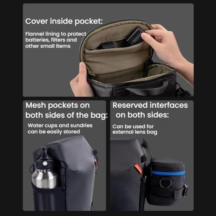 Bolso bandolera triangular para cámara DSLR PGYTECH