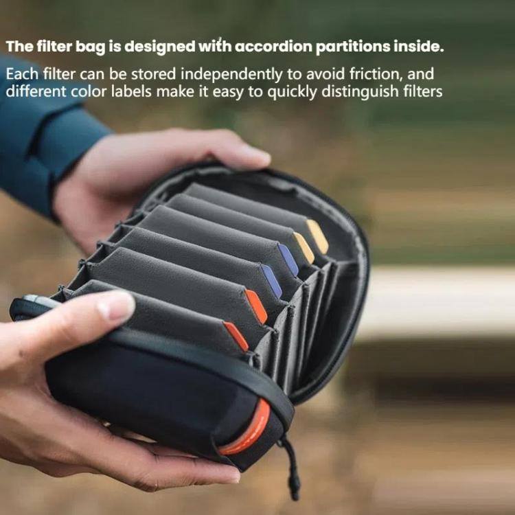 Bolsa de almacenamiento para filtro UV de cámara a prueba de polvo y caídas de PGYTECH