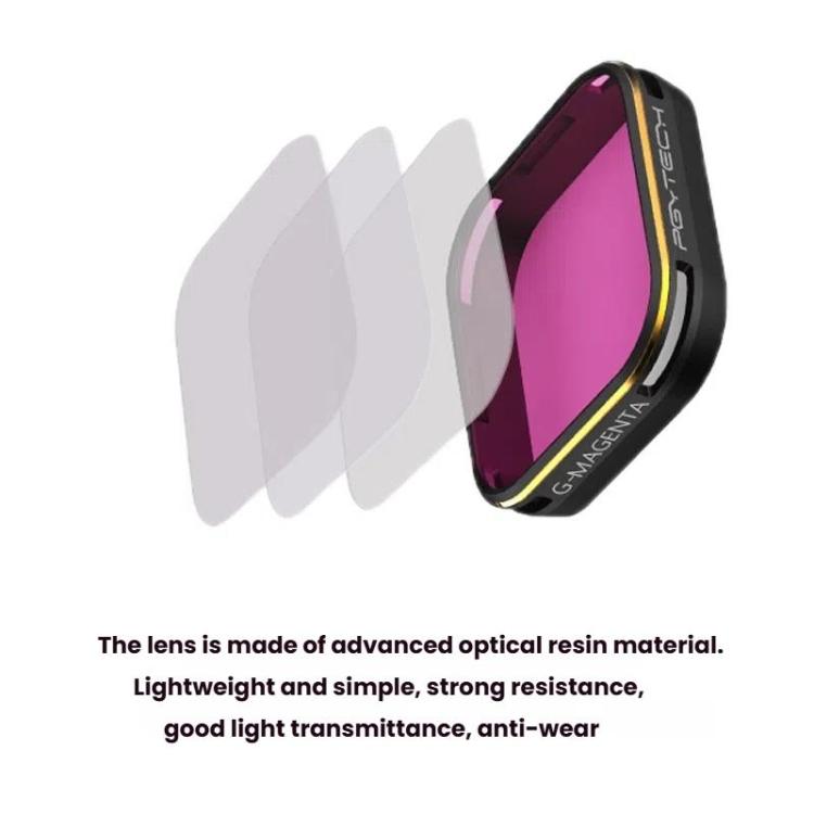 Carcasa impermeable para filtro de snorkel y buceo profundo PGYTECH para GoPro 5/6