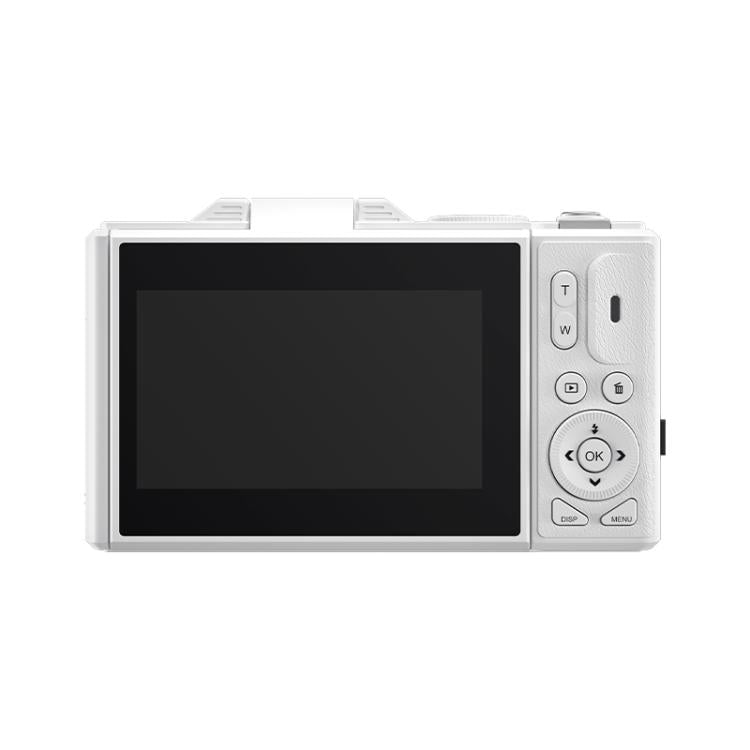 Cámara digital W1 5K HD de 75 MP con zoom digital de 18x, grabadora de vídeo WiFi y pantalla abatible., W1 White, W1 Black