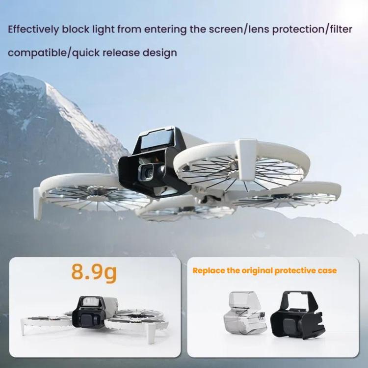 Parasol RCSTQ para DJI Flip, cubierta de lente de doble propósito, Lens Cover
