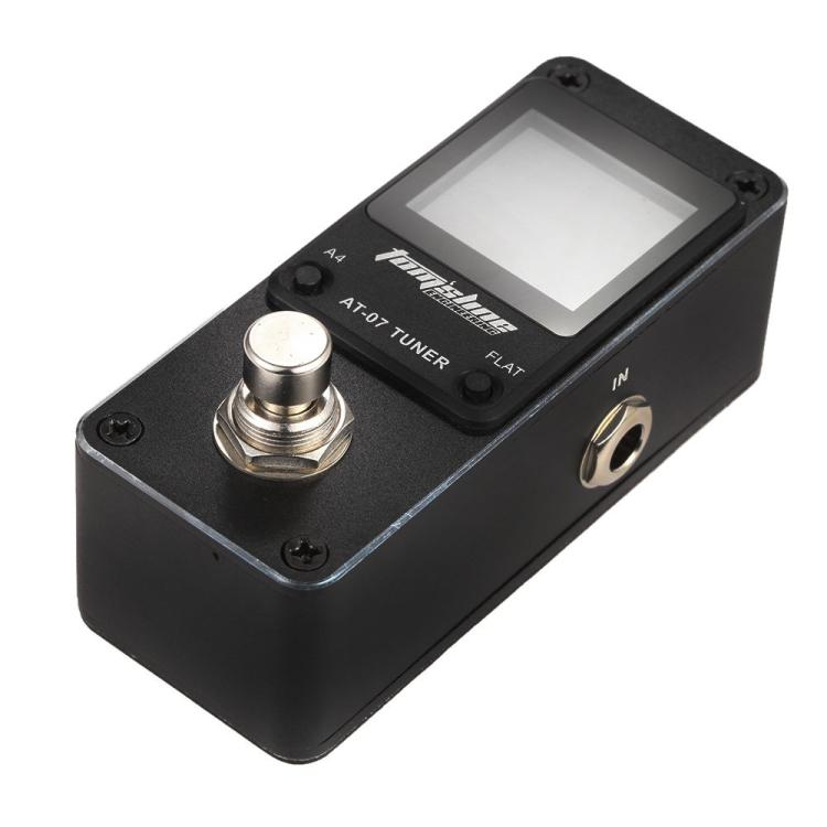 Afinador de pedal de efectos para guitarra TOM'SLINE Mini accionado con el pie