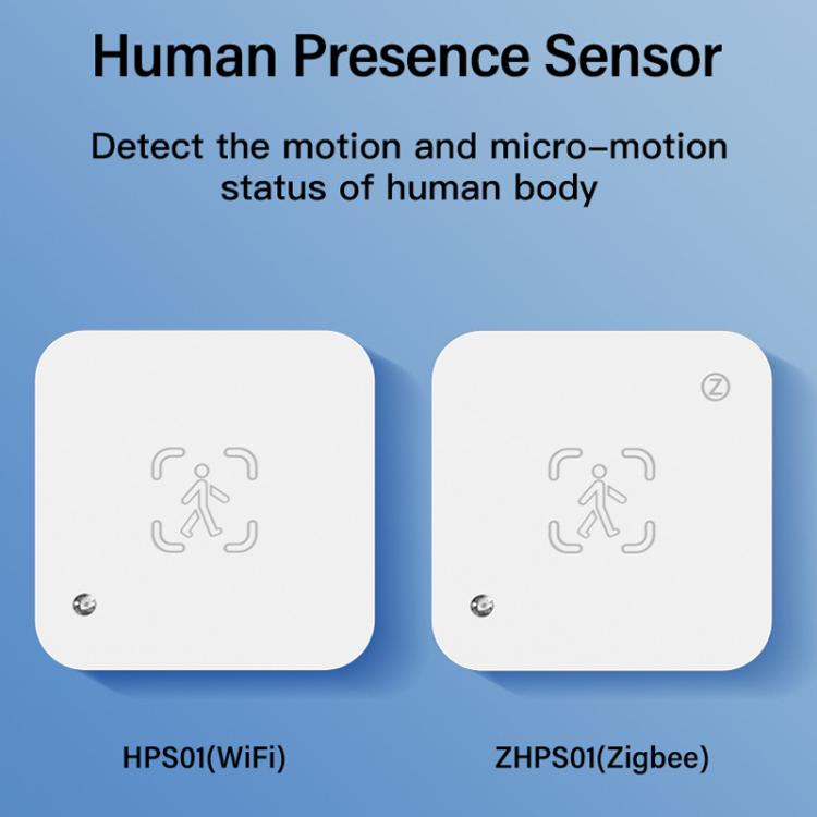 Sensor de presencia humana, detección por radar de ondas milimétricas, sensor de iluminancia integrado., Tuya WiFi Square, Tuya WiFi Round, Tuya Zigbee Square, Tuya Zigbee Round