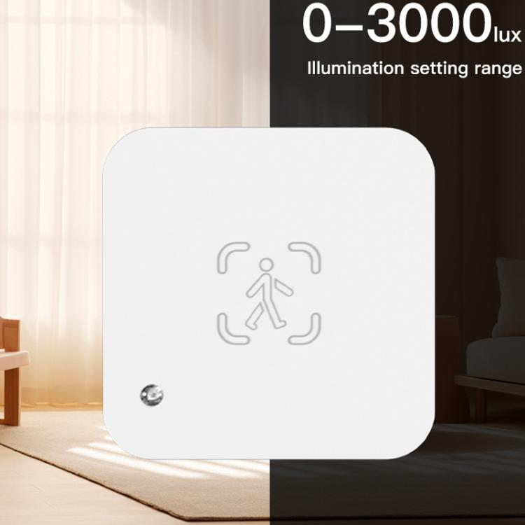 Sensor de presencia humana, detección por radar de ondas milimétricas, sensor de iluminancia integrado., Tuya WiFi Square, Tuya WiFi Round, Tuya Zigbee Square, Tuya Zigbee Round