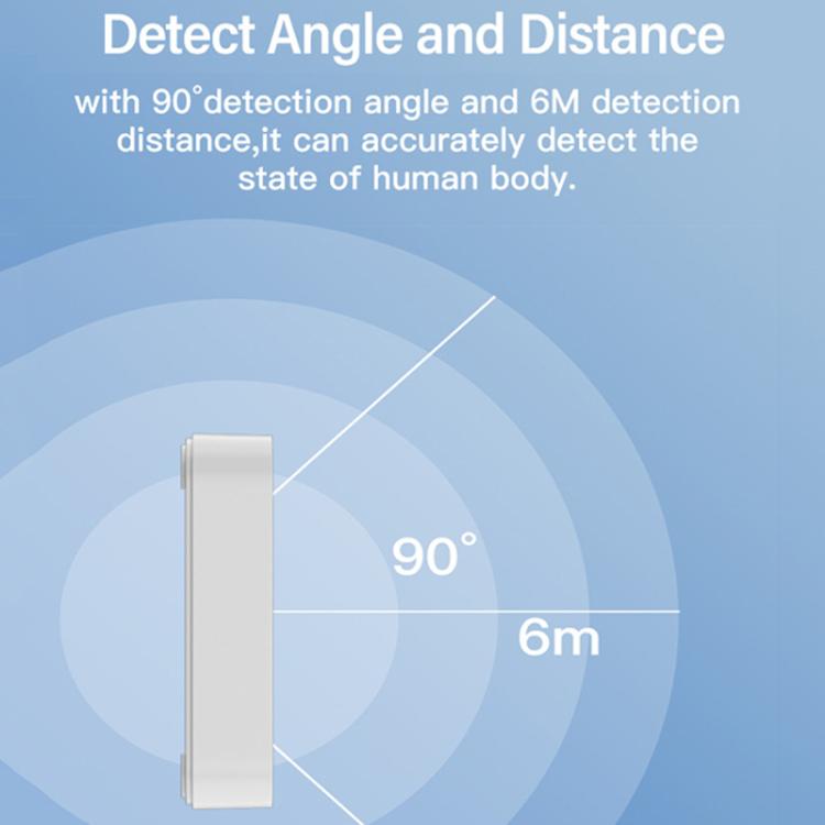 Sensor de presencia humana, detección por radar de ondas milimétricas, sensor de iluminancia integrado., Tuya WiFi Square, Tuya WiFi Round, Tuya Zigbee Square, Tuya Zigbee Round