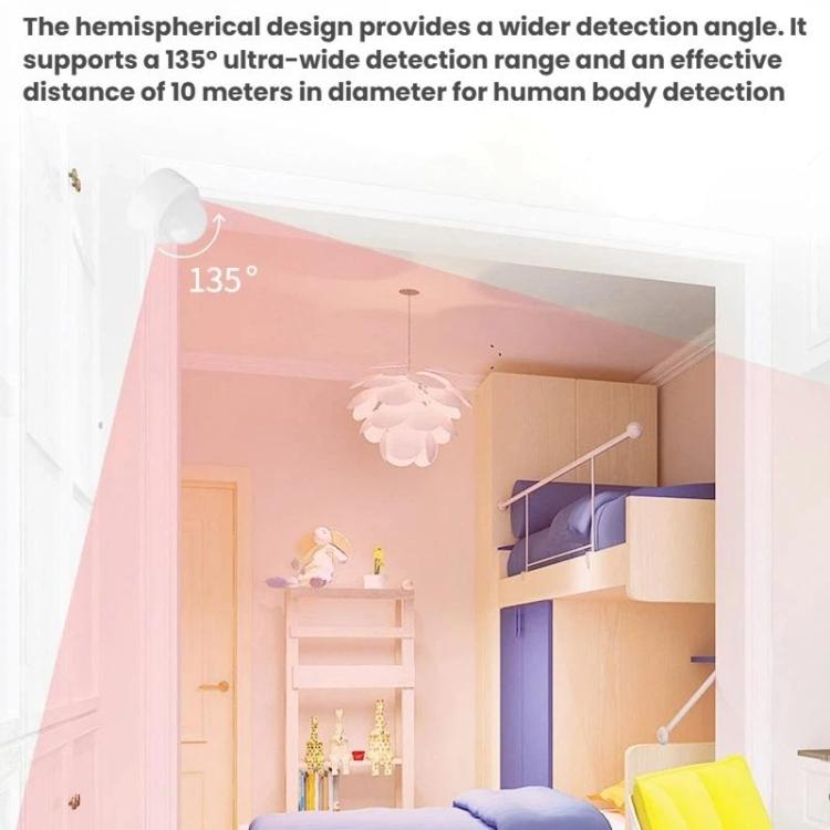 Sensor de movimiento Zigbee para hogares inteligentes, compatible con Home Assistant., Light Sensor+IR, IR