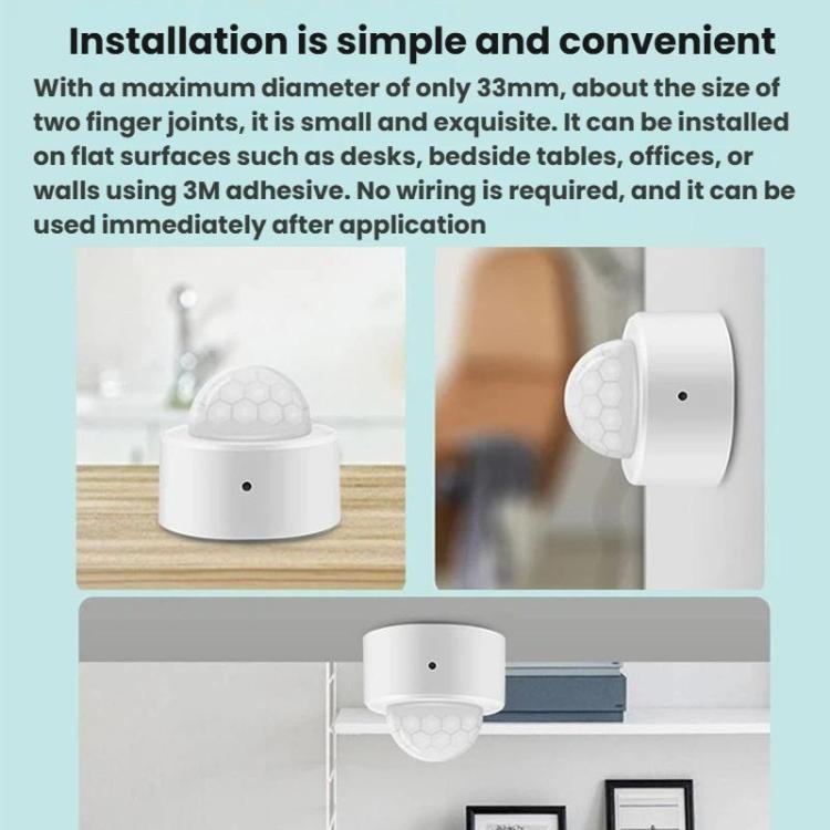 Sensor de movimiento Zigbee para hogares inteligentes, compatible con Home Assistant., Light Sensor+IR, IR