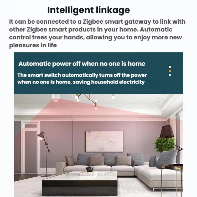 Sensor de movimiento Zigbee para hogares inteligentes, compatible con Home Assistant., Light Sensor+IR, IR
