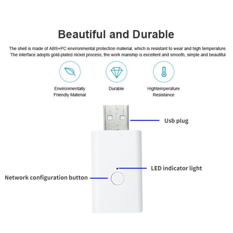 Repetidor Zigbee USB, extensor de señal, amplificador de pared, compatible con Home Assistant., Zigbee 3.0 Extender