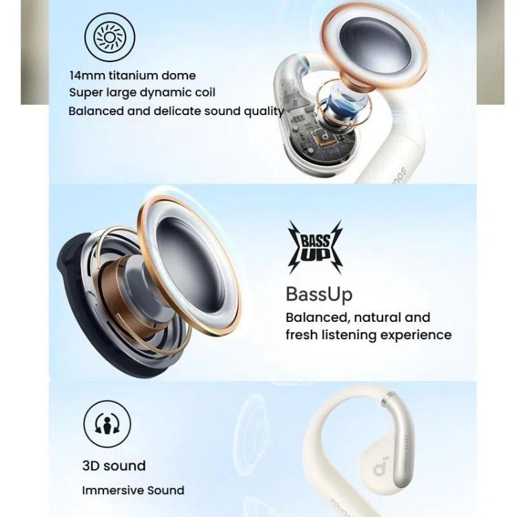 Auriculares inalámbricos Bluetooth ANKER A3872 Soundcore AeroFit Open Comfort Wear