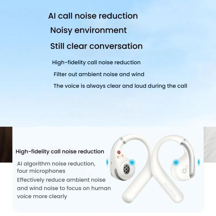 Auriculares inalámbricos Bluetooth ANKER A3872 Soundcore AeroFit Open Comfort Wear