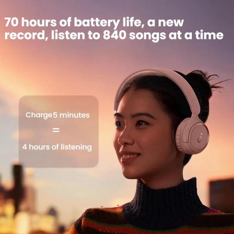 Auriculares inalámbricos Bluetooth con diadema Soundcore H30i A3012