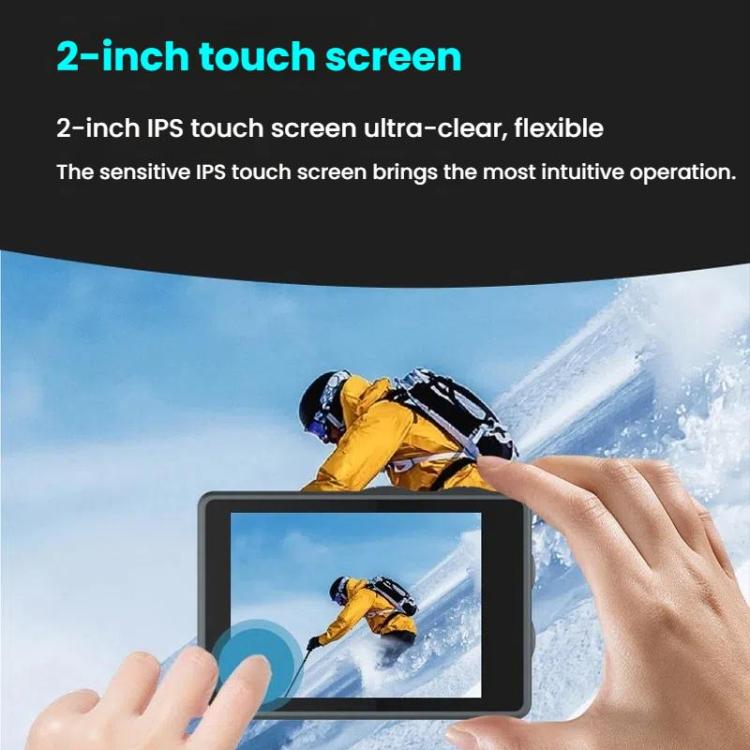 Cámara de acción 5K con estabilización de imagen, grabación HD para exteriores, ciclismo y buceo., M40R With Remote Control, M40TR With Touch Screen + Remote Control, M40TRW With Touch Screen + Integrated Remote-Controlled Microphone