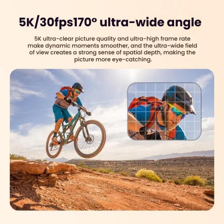 Cámara de acción 5K con estabilización de imagen, grabación HD para exteriores, ciclismo y buceo., M40R With Remote Control, M40TR With Touch Screen + Remote Control, M40TRW With Touch Screen + Integrated Remote-Controlled Microphone