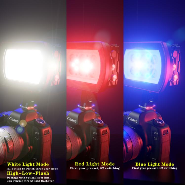 Luz subacuática para fotografía Sea Frogs de 40 m/130 pies y 6000 lúmenes