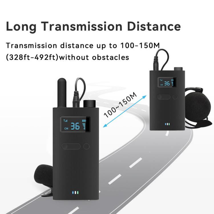 Micrófono explicativo para conferencias y visitas virtuales en oficina con conexión inalámbrica 2.4G., YWI22 Transmitter, YWI22 Receiver