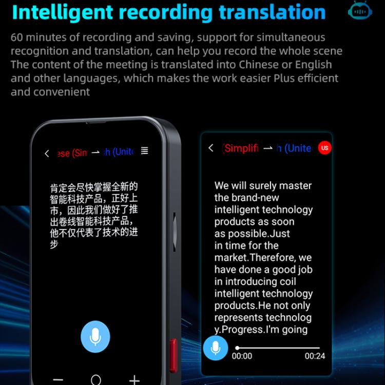 Dispositivo traductor multilingüe con IA y pantalla de 3,1 pulgadas. 139 idiomas en línea/17 fuera de línea. Traducción de voz, fotos y texto en tiempo real., Z15W