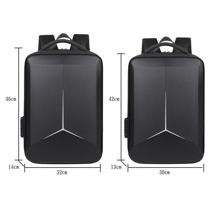 Mochila rígida para portátil de 17,3 a 18 pulgadas con puertos de carga USB y tipo C, unisex, antirrobo, ideal para viajes de negocios., Gray, Blue, Black, Airbag Black, Airbag Gray, Airbag Blue