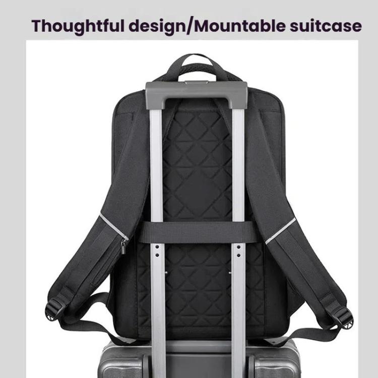 Mochila rígida para portátil de 17,3 a 18 pulgadas con puertos de carga USB y tipo C, unisex, antirrobo, ideal para viajes de negocios., Gray, Blue, Black, Airbag Black, Airbag Gray, Airbag Blue