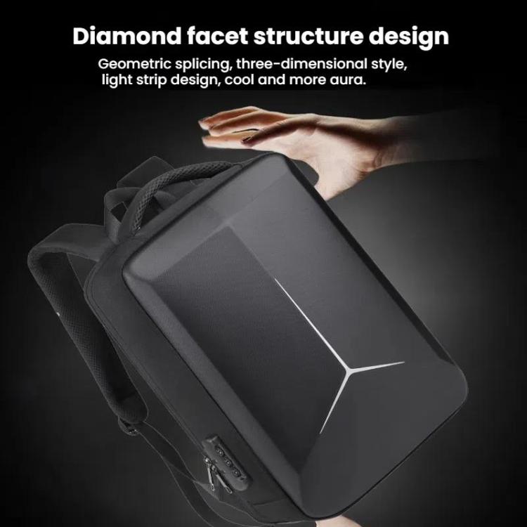 Mochila rígida para portátil de 17,3 a 18 pulgadas con puertos de carga USB y tipo C, unisex, antirrobo, ideal para viajes de negocios., Gray, Blue, Black, Airbag Black, Airbag Gray, Airbag Blue
