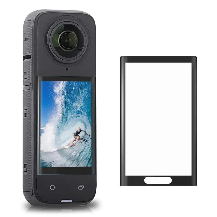 Protector de pantalla Sunnylife curvo de vidrio templado HD, antiexplosión, anticaída y antiarañazos., For Insta360 X5 / X4, For Insta360 X5 / X4 2sets
