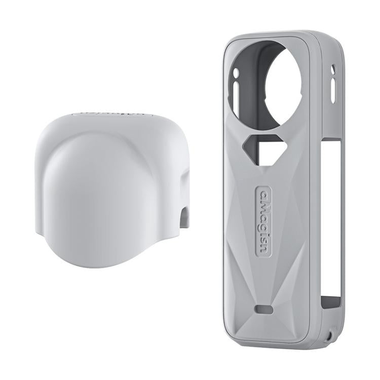 Accesorios de protección para la cámara de acción Insta360 X5, aMagisn Body Case+Lens Cap Black, aMagisn Body Case+Lens Cap Gray, aMagisn Body Case Black, aMagisn Body Case Gray