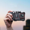 Kit de empuñadura aMagisn Xplorer para vlogging callejero, compatible con cámaras de acción Insta360, DJI Action y GoPro Hero Series., For Insta360, DJI Action, and GoPro