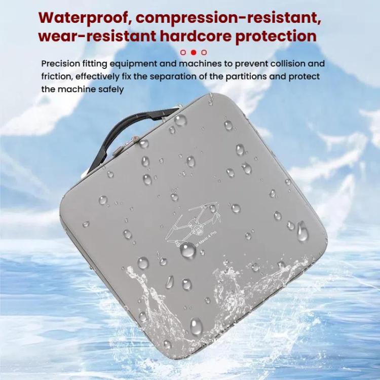 Funda de transporte Fly More Combo / Creator Combo para DJI Mavic 4 Pro. Bolso bandolera de PU resistente., Shoulder Bag Black, Shoulder Bag Gray