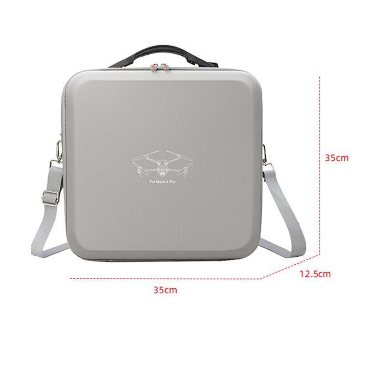Funda de transporte Fly More Combo / Creator Combo para DJI Mavic 4 Pro. Bolso bandolera de PU resistente., Shoulder Bag Black, Shoulder Bag Gray