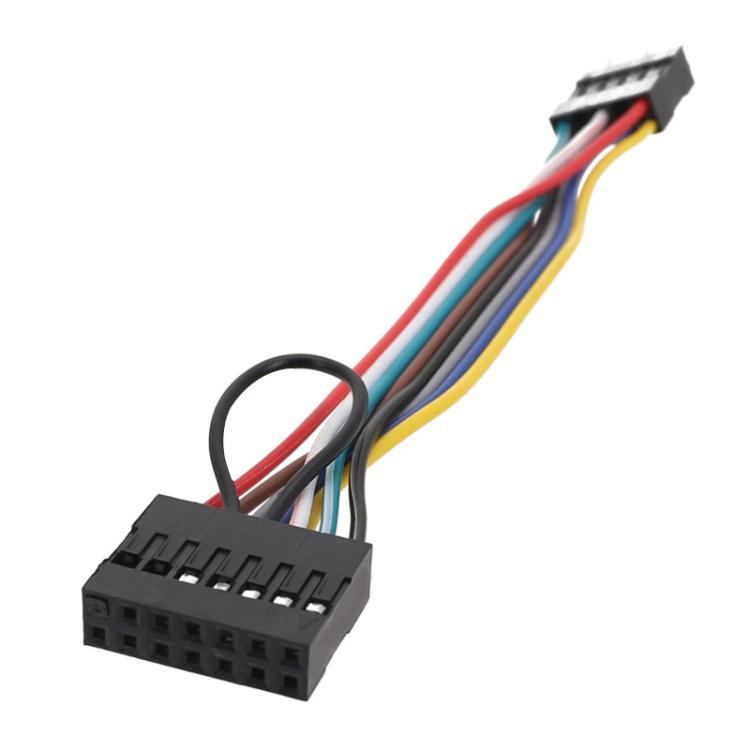 Para placas base Lenovo en chasis ATX, cable frontal de 13 orificios a 9 pines, 13 Holes To 9 Pin