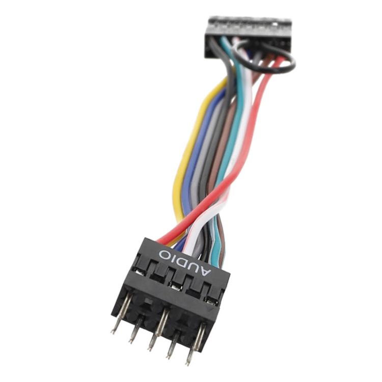Para placas base Lenovo en chasis ATX, cable frontal de 13 orificios a 9 pines, 13 Holes To 9 Pin