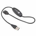Cable amplificador USB a 4 pines pequeño, velocidad ajustable, cable USB a ventilador de caja de 12 V, 50cm, 98cm