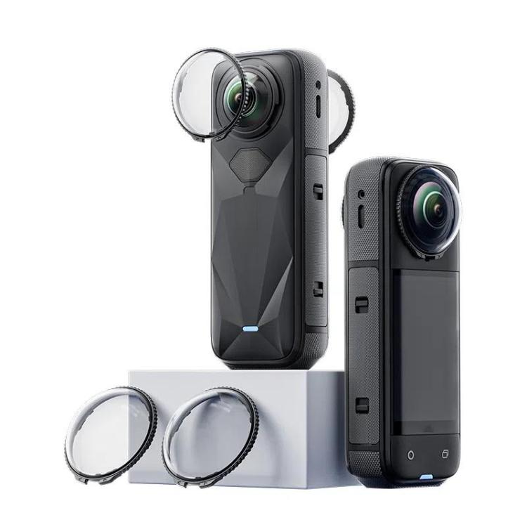 Protector de lente aMagisn desmontable antiarañazos para cámara Insta360 X5, Standard Edition