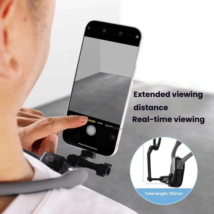 Soporte magnético ajustable para el cuello con correa pectoral de liberación rápida y soporte POV para deportes y vlogging., K08-2M