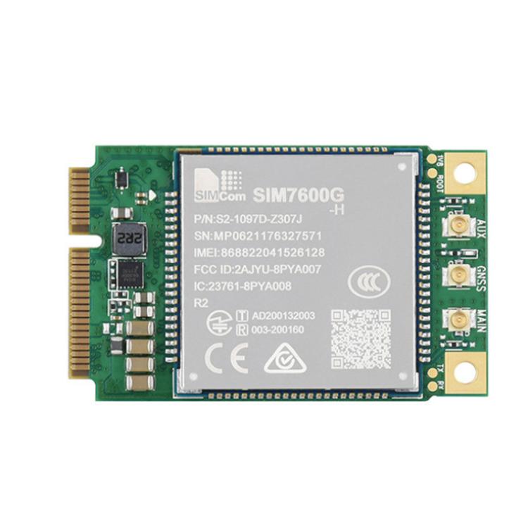 Módulo SIMCom SIM7600G-H-PCIE 4G LTE Cat-4, cobertura global, GNSS, conector Mini-PCIe