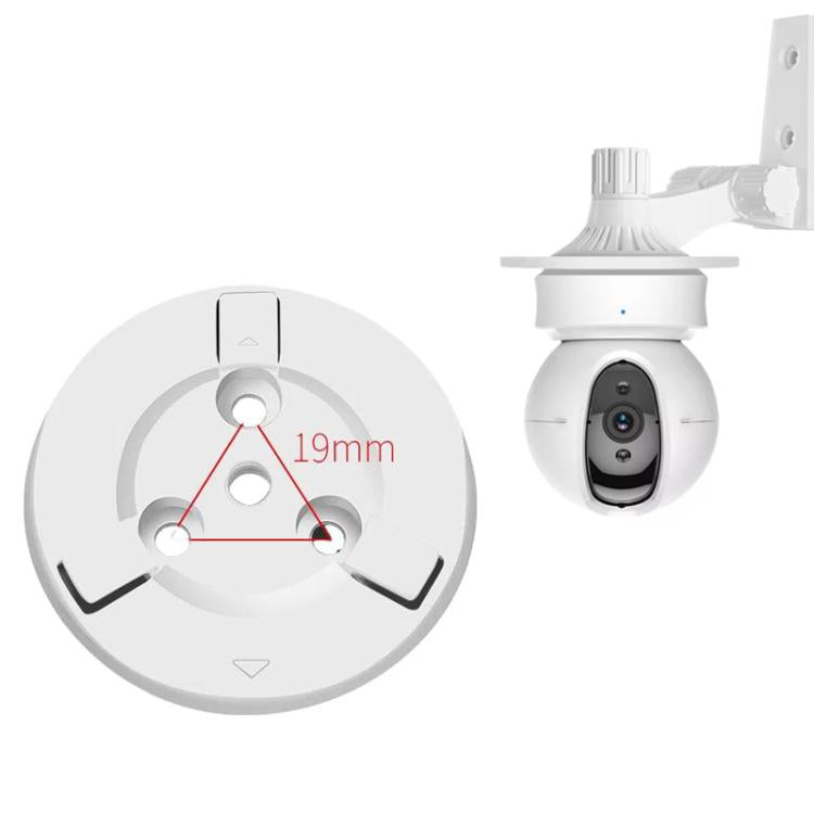 Paquete de 5 soportes de montaje redondos de 54 mm para cámaras de seguridad EZVIZ., White