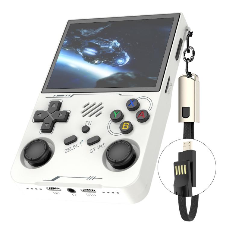Consola de juegos portátil R36XX con WiFi de doble banda, pantalla IPS HD Mipi de 3,5 pulgadas y sistema operativo Linux de código abierto., 64G, 128G