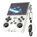 Consola de juegos portátil R36XX con WiFi de doble banda, pantalla IPS HD Mipi de 3,5 pulgadas y sistema operativo Linux de código abierto., 64G, 128G