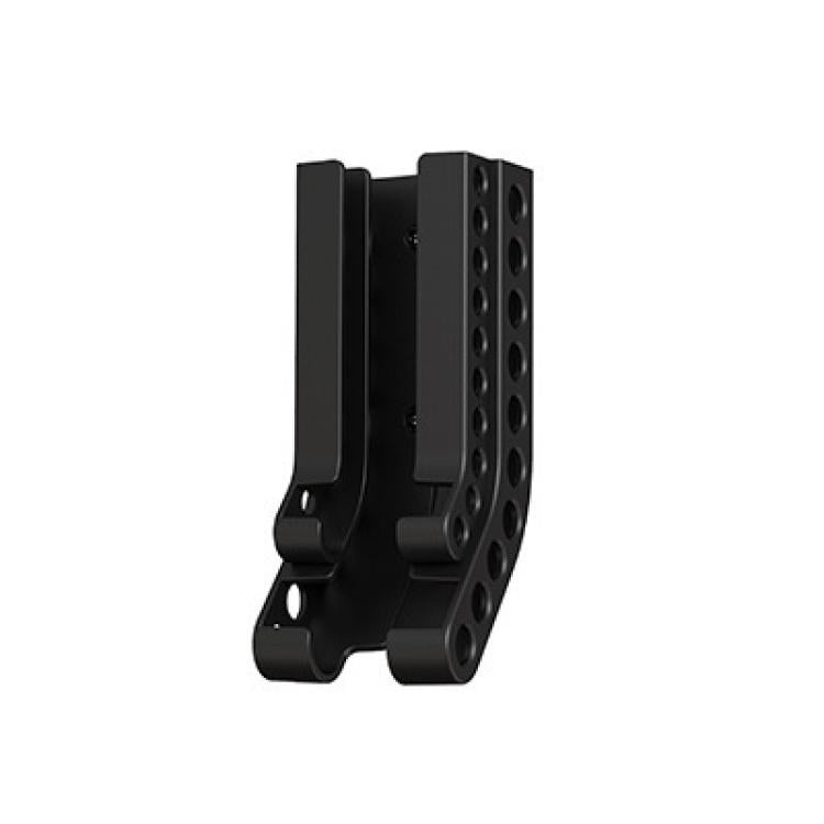 Organizador de pilas de pared con capacidad para 10 pilas AA y 10 pilas AAA. Estante de almacenamiento de pilas que ahorra espacio.