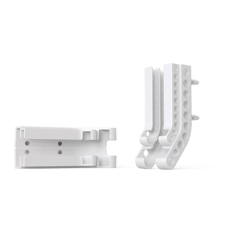 Organizador de pilas de pared con capacidad para 10 pilas AA y 10 pilas AAA. Estante de almacenamiento de pilas que ahorra espacio.